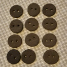 Saana-savinappi Pyöreähkö Suklaa - 12 kpl