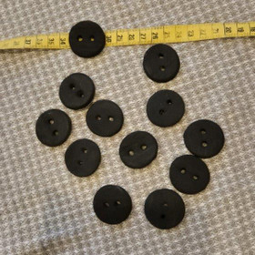 Saana-savinappi Pyöreähkö Musta 1 - 12 kpl