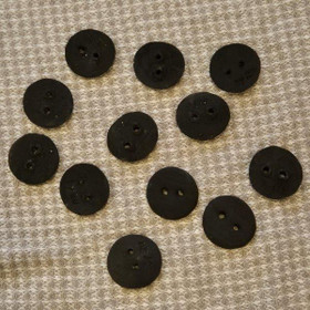 Saana-savinappi Pyöreähkö Musta 1 - 12 kpl