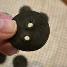 Saana-savinappi Pyöreähkö Musta 1 - 12 kpl