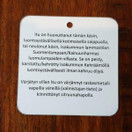 Sami-saunahattu I love Sauna - koko S-XS - koneellinen villapesu
