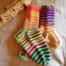 Itu-sukat Väriä elämään random raidat - N 33-34