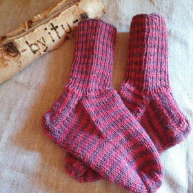 Itu-sukat Vadelma kanerva raidat - N 33-34