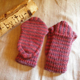 Itu-sukat Vadelma kanerva raidat - N 33-34