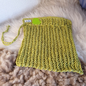 Pellervo pesulappu - tiskirätti 100 % pellava - Lime n. 24x24 cm