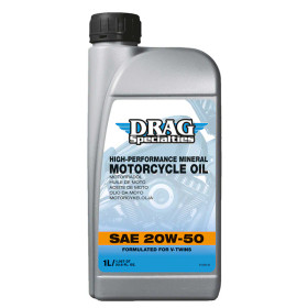 Drag Specialties Mineral Moottoriöljy 20W-50 1L