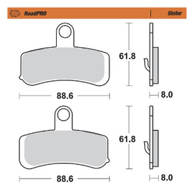 JARRUPALAT ETU 08-14 SOFTAIL, 08-17 DYNA