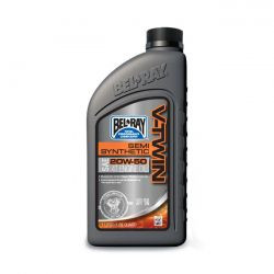 BEL-RAY V-TWIN SEMI-SYNTHETIC MOOTTORIÖLJY, 20W50. 1L