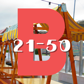 B-alue myyntipaikat nro. 21-50