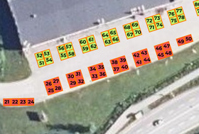 B-alue myyntipaikat nro. 21-50