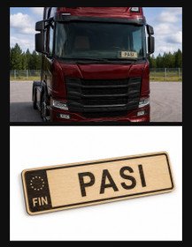 Nimikoitu rekisterikilpi
