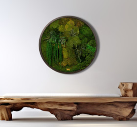 Round Moss Elegance