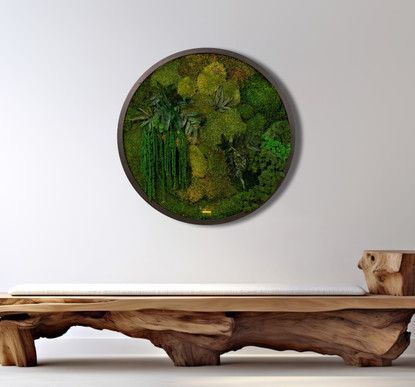 Round Moss Elegance