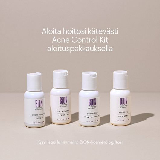 Acne & Rosacea Control Kit - aloituspakkaus 4x36ml - 69€