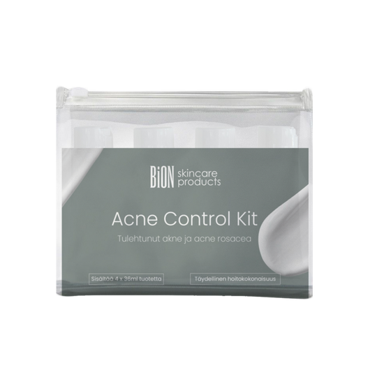 Acne & Rosacea Control Kit - aloituspakkaus 4x36ml - 69€
